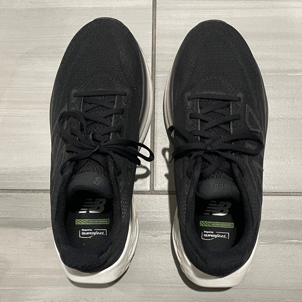New Balance Black and White Sneakers